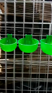 Set 5 máng  gáo nhựa tròn cho gà loại trung 12 cm