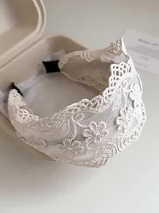 EELHOE | White Lace Hair Accessory for Women and Children Suitable for Any Stylish Look