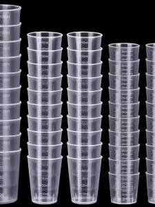 Transparent Plastic Laboratory Measuring Cylinder Set Durable and Accurate 10Ml/15Ml/20Ml/30Ml/50Ml/60Ml/100Ml/200Ml L