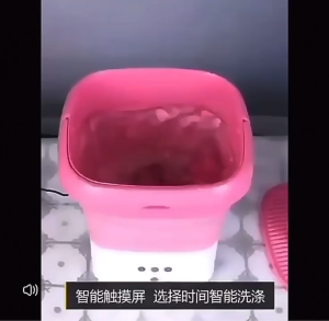 6L Fully Automatic Mini Portable Folding Washing Machine with Dryer 2in1 Timing Dehydration Washing Machine underwear socks special