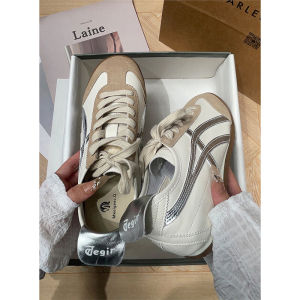 Giày Thể Thao Nhẹ Đế Mềm Cổ Điển Dành Cho Nữ 2025 Mẫu Mới Màu Khối Thời Trang Thường Ngày Giày Đơn Màu Trắng