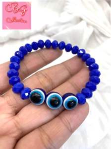Evil Eye with 2027 Color of the Year Crystal Protection Bracelet (for kid & Adult)