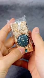 Bật lửa điện rồng vàng và rồng đên DK2215 tích hợp đồng hồ