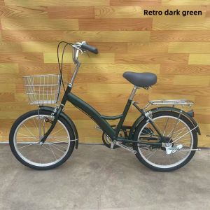 20-Inch 24-Inch 26-Inch Export Japanese Ladys Car Adult Princess Car Lightweight Shuttle Bus Student Retro Bicycle