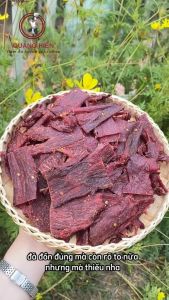 Khô trâu bò Quang Hiển thơm ngon đậm vị snack food Thức Ăn Quà Tặng
