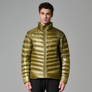 Lightweight Warm Waterproof Mens Stand-Collar Down Jacket