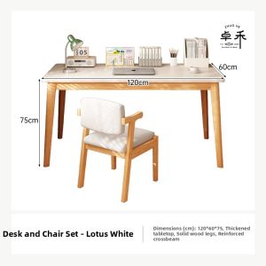 ZHUOHE | Study Desk with Bookshelf Study Writing Working Table