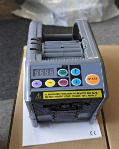 New ZCUT-9 Electric Auto Tape Cutter Dispenser Cutting Various Tapes Ribbons with 6-60mm Width