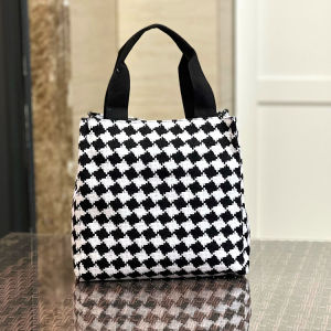 2024 New Arrival Thermal Insulation Lunch Box Tape Work Handbag Easiest for Match Small Carrying Bag Canvas Solid Mummy Small Bag Lunch Bag