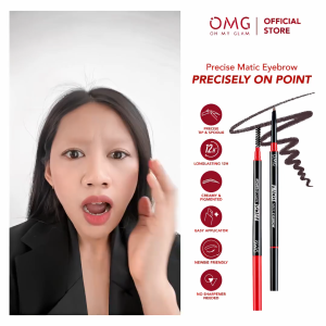OMG Oh My Glam Precise Matic Eyebrow - Pensil Alis Tahan Lama dan Presisi