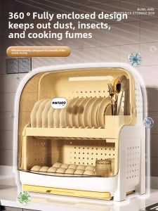 JIAJIESHI | Double Layer Dishes Storage Rack