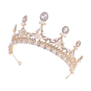 Glamorous Crystal Crown Hair Accessories