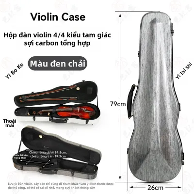 MLZH | Vỏ Đựng Violin Chống Va Đập Siêu Nhẹ