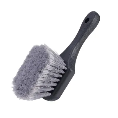 Car Wheel Cleaning Brush Detail Brush Short Handle Tire Rim Washing Brush Vehicles Cleaning Maintain Tools Auto Accessories