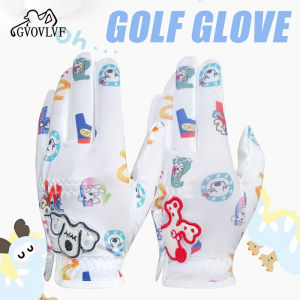 1 Pair Golf Gloves Junior Kids Youth Toddler Boys Girls Left Hand Right Hand Dura Feel White Blue Red Golf Glove Gift Black Dog