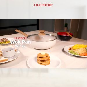 HI-Cook Wook Pan / Wook Pan WP-26 Panci Penggoreng Berbahan Ceramic Anti Lengket