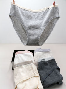 Comfortable Cotton High Waist Womens Underwear Breathable Summer High Split plus Size Simple Design for plus Size Women