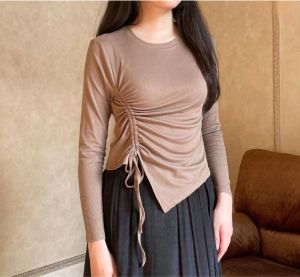VALEN VALERIE  BLOUSE  SERUT DEPAN MODEL KOREA TERBARU