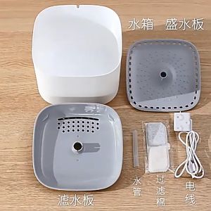 3L mèo đài phun nước tự động tuần hoàn lọc công suất lớn lọc nước Mèo Uống Nước USB điện câm mèo nước quả Lọc các tạp chất và mùi hôi bình máy lọc nước