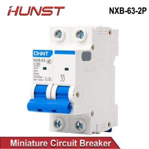 HUNST CHNT NXB-63 2P Miniature Leakage Protector 3A-63A Household Industrial Air Circuit Breaker Switch
