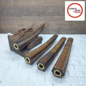 Pipa once kayu Kelor jawa model blimbing segi enam B100