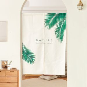 Rèm Cửa Hình Mèo Hướng Dương Tối Giản Noren Nửa Vách Ngăn Phòng Riêng Tư Cho Phòng Ngủ Nhà Bếp Trang Trí Nhà Thẩm Mỹ Polyester Chống Nước