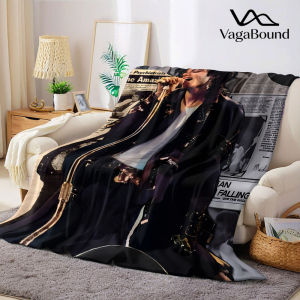 M-Michael-s Printed Blanket Suitable for Sofas Beds Offices Travel Camping Chairs Warm Plush Blanket