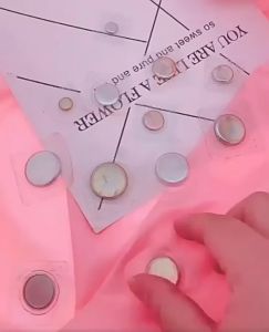 Magnetic Button Snap Magnet Fastener Handbag Cloth Bag Clasp DIY Sewing Tools Magnetic Button