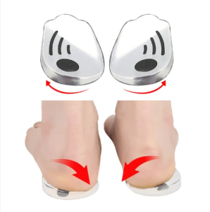 1Pair Silicone Gel Orthopedic Insoles for Feet Magnet Massage Insole O/X Leg Type Valgus Varus Correction Plantar Fasciitis Feet Care