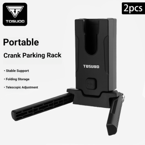 TOSUOD Bicycle Portable Footrest Mountain Road Bike Folding Crank Parking Rack Portable Bicycle Stand