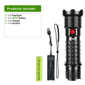 Đèn Pin Lặn Chuyên Nghiệp XHP70 Đèn LED Siêu Sáng Đèn Pin Lặn Chống Nước IPX8 Đèn Lồng Công Suất Cao Để Cắm Trại Dưới Nước Câu Cá