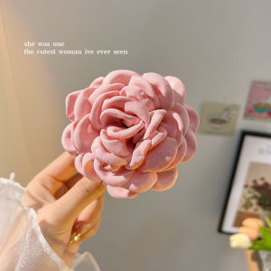 Kẹp Tóc Hoa Hồng Caro Dành Cho Nữ 2024 Mẫu Mới Cao Cấp Phụ Kiện Tóc Cá Mập Thanh Lịch Kẹp Tóc Thời Trang Mới Ra Lò