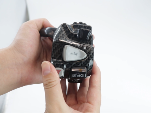 Honda Click/PCX Left Handlebar Control Switch - Carbon Fiber Hazard Light + IDPASS Easy Install