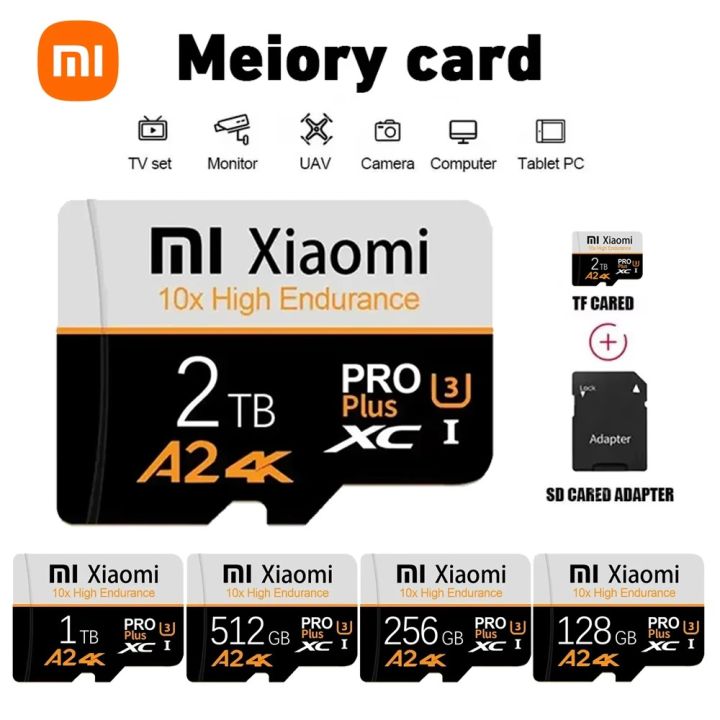 Xiaomi Large Capacity SD Micro Card 512GB 256GB 128GB Mini Ultra TF Memory Card 2TB 1TB Games SD Card For Lenovo Nintendo