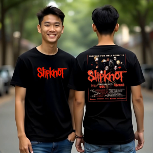 Alteru.co T-Shirt Kaos Musik Band SLIPKNOT Bahan 24s