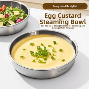 GUOFENG | Home Stainless Steel Deep Lid Steaming Bowl