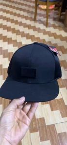 [Mẫu Mới 2024] Mũ Lưỡi Trai Nón Sơn Snapback Nón Hiphop Thêu Logo Hình Chữ Nhật Màu Đen Thời Trang Nam Nữ