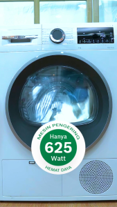 [PROMO Excellence Set] Bosch Mesin Cuci 10 kg WGG454A0ID + Heat Pump Dryer 9 kg WQG24200ID
