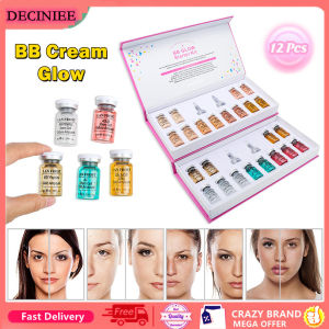 12 Pcs/1 Set 8ml BB Cream Glow Dermawhite Face Serum Essence Foundation Beauty Brightening Whitening Anti-Wrinkle Acne MTS Microneedle