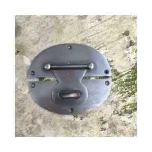 Overpal Pengunci Lemari Pintu Rumah Pagar Kuningan Antik Murah Motif Polos 10cm