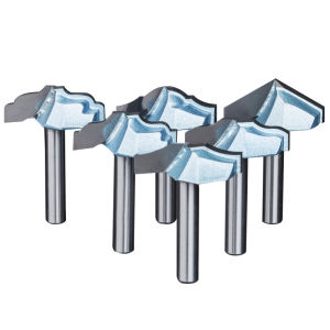 HUHAO | Cabinet Edge Cutting Carving Grooving Tool Bit Set 1/4inch