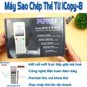 Máy Sao Chép Thẻ Từ Thang Máy Kết Nối WIFI Giả Mã ICOPY8 Tặng kèm pin