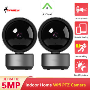 5MP 2K WiFi Security Camera Home Indoor Baby Monitor Cam AI Motion Detection Tracking Night Vision CCTV Video Security Camera
