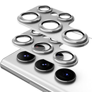 Glass Lens Protective Film For Samsung Galaxy S24 S23 Ultra S22 Plus 5G Luxury Aluminum Alloy Metal Camera Protector Accessories
