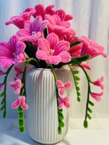 Creative DIY Handmade Home Decor Simulation Snowbell Flower Super Density Twist Stick Material Kit for Best Friend