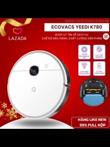 Trả góp 0% - Robot hút bụi lau nhà Ecovacs Yeedi K780 Pro - Dùng remote - Hàng Trưng Bày 99% - Lực hút khủng 3000pa - Dung lượng pin 5200 - Lazada