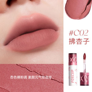 Son Môi Bột Mịn Màu Cam Nâu Foxcup Velvet Cloud Sensation Lip Mud Son Bóng Mờ Cho Học Sinh Màu Da Trần Mùa Thu Đông