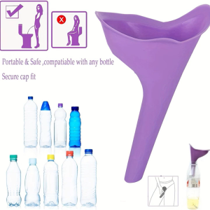 Silicone Women Urinal Outdoor Travel Camping Female Portable Lady Urinal Urine Toilet Funnel Stand Up Pee Urinate Device