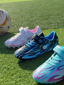 New Kids Soccer Cleats Youth Football Shoes TF Training Sneakers Boys Girls Non-Slip Breathable Lightweight Sport Boots 29-39