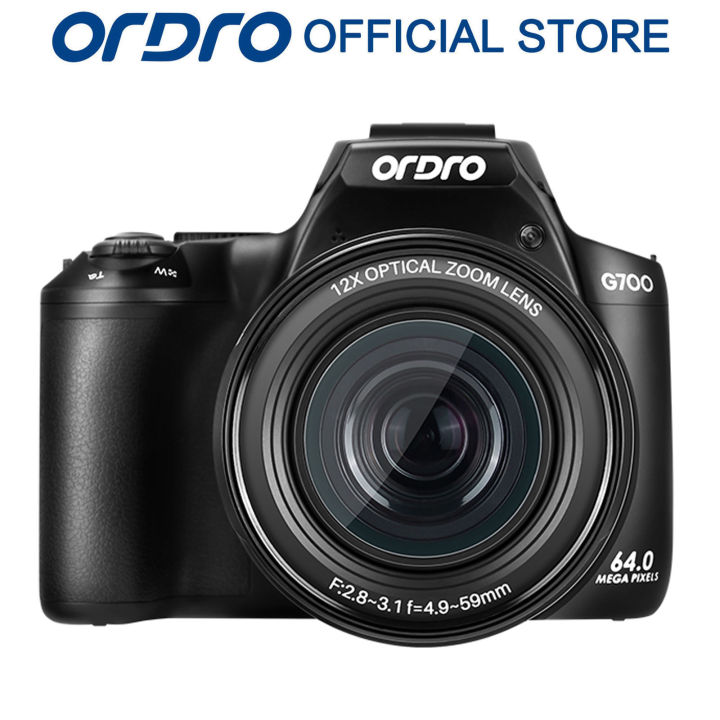 Ordro G700 4K UHD Zoom quang học máy ảnh kỹ thuật số 64MP cảm biến Sony ...